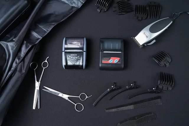 hair salon, barber shop, scissors, salon, hairdresser, eet, checkout, payment, money, cash, credit card, účtenkovka, finance, vat, shaver, printer, rongta, hair salon, hair salon, barber shop, barber shop, barber shop, barber shop, barber shop, shaver. Hair salon compliance checklist: IRS, I-9, OSHA and ADA rows