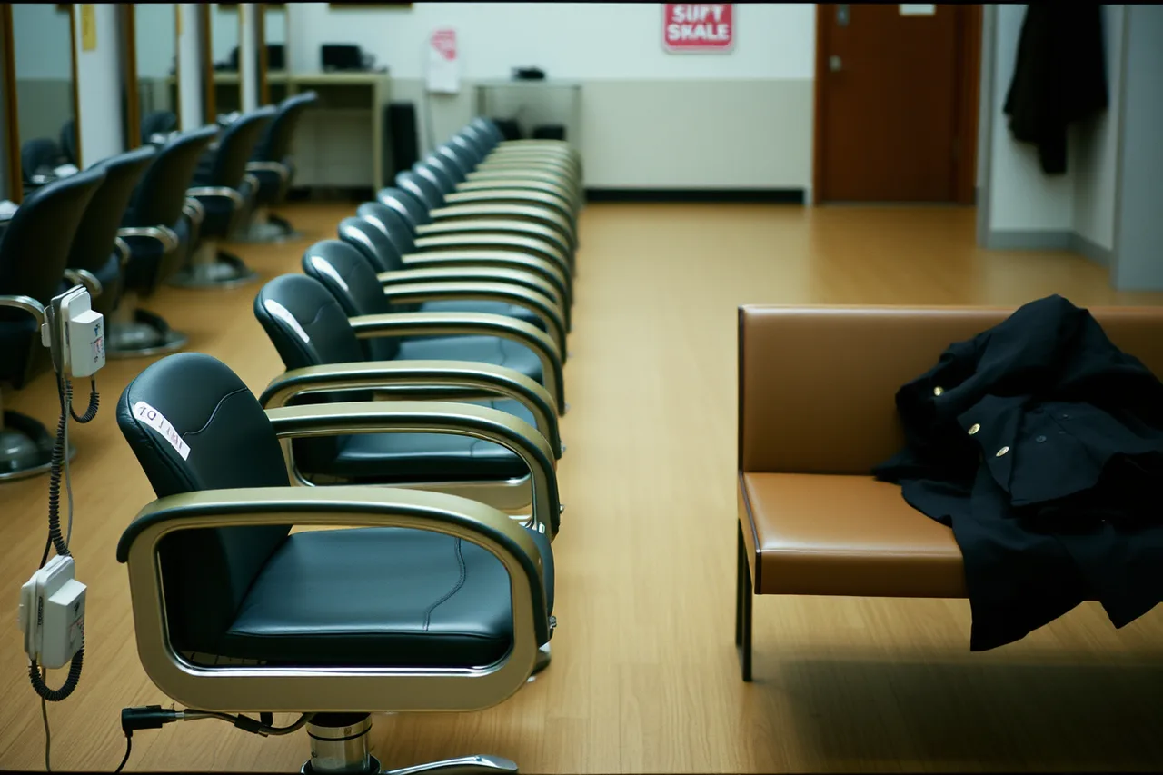 Numbered processing seats with charging points beside separate waiting seating (Hair salon equipment checklist as practitioners see it)